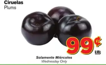 El Super Fresh Plums offer