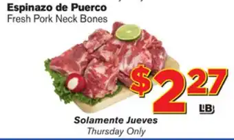 El Super Fresh Fresh Pork Neck Bones offer