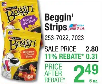 Menards Beggin' Strips Original Bacon Dog Treats - 6 oz offer