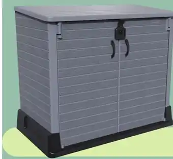 Menards DuraMax StoreAway 4 x 2 x 4' Horizontal Gray Resin Storage Unit offer