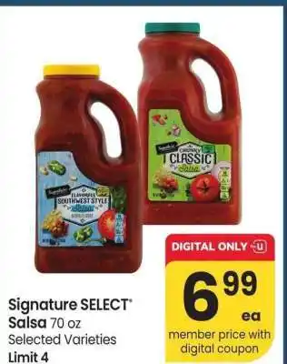 Albertsons Signature SELECT Salsa - 70 oz Selected Varieties offer