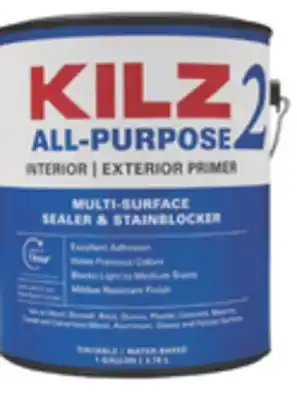 The Home Depot KILZ Gallon All-Purpose Interior/Exterior Primer, Sealer & Stainblocker offer