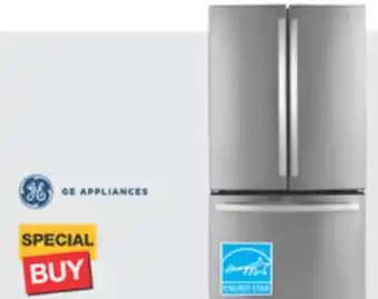 The Home Depot GE 27 cu. ft. Stainless Steel French Door Refrigerator offer