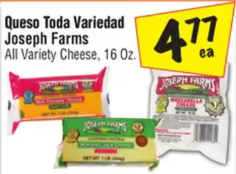El Super Joseph Farms All Variety Cheese offer