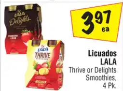 El Super Thrive or Delights Smoothies 4 Pk offer
