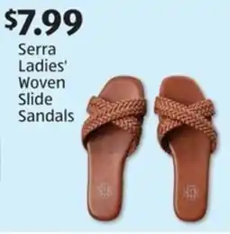 Aldi Serra Ladies' Woven Slide Sandals offer