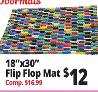 Ocean State Job Lot 18x30 Flip-Flop Foam Doormat offer