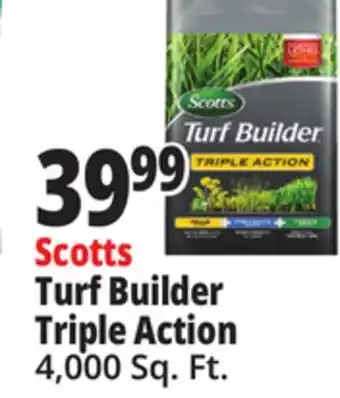 Ocean State Job Lot Scotts Turf Builder Triple Action Weed Control & Lawn Food 4 000 sq ft offer