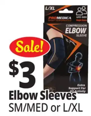 Ocean State Job Lot Promedica Sport Performance Uni-Sex Compression Elbow Sleeve Large/X-Large offer