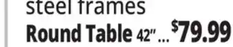 Ocean State Job Lot steel frames Round Table offer