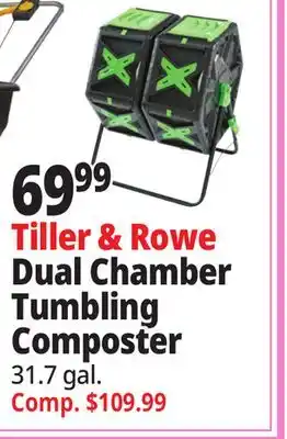 Ocean State Job Lot Tiller & Rowe Dual Chamber Tumbling Composter offer