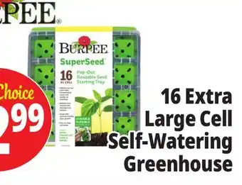 Ocean State Job Lot Burpee SuperSeed Pop-Out Reusable Seed Starting Tray 16XL-Cell offer