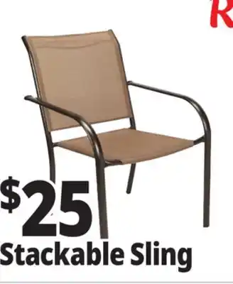 Ocean State Job Lot Stackable Patio Sling Chair offer