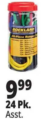 Ocean State Job Lot 24 Pk. Bungee Cords offer