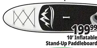 Ocean State Job Lot Lange DriftReign Inflatable Paddle Board Black/White offer