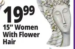 Ocean State Job Lot 15 Women With Flower Hair offer
