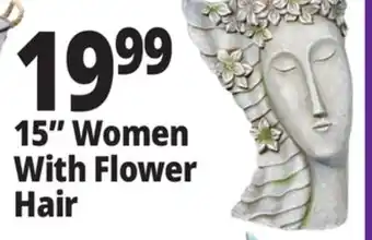 Ocean State Job Lot 15 Women With Flower Hair offer