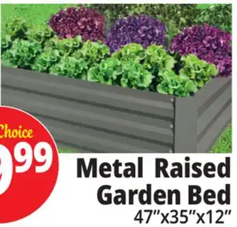 Ocean State Job Lot Tiller & Rowe Metal Raised Garden Bed offer
