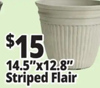 Ocean State Job Lot 14.5x12.8 Striped Flair offer