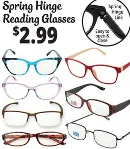 Ocean State Job Lot Spring Hinge Reading Glasses offer