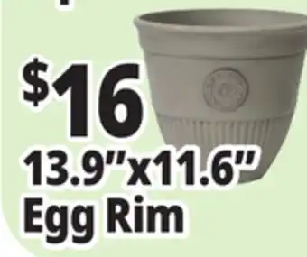 Ocean State Job Lot 13.9x11.6 Egg Rim offer