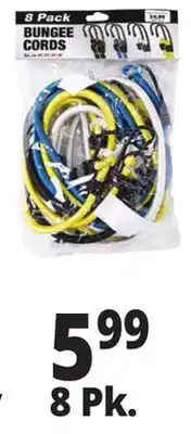 Ocean State Job Lot Assorted Bungee Cords 8 Piece offer