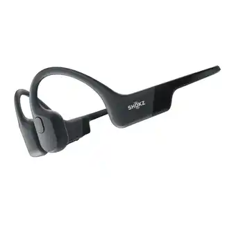 Walmart Shokz Open Run Wireless Bone Conduction Sport Headphones with Built-In Mic - Black offer