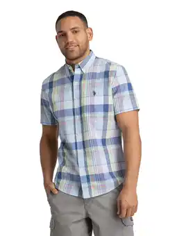 Walmart U.S. Polo Assn. Men's Short Sleeve Buttondown Shirt offer