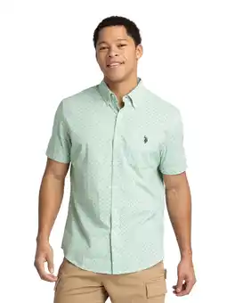 Walmart U.S. Polo Assn. Men's Short Sleeve Buttondown Shirt offer