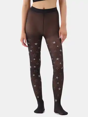 Walmart No Boundaries Sheer Stars Tights, Women's offer