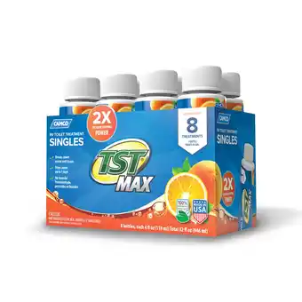 Walmart Camco TST MAX RV Toilet Treatment Singles - Septic Safe - Orange, 8 Count of 4-Ounce Bottles (41191) offer