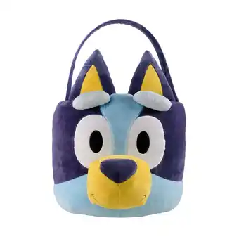 Walmart Bluey Jumbo Plush Easter Basket, 11 inches Tall, Blue, by Ruz offer