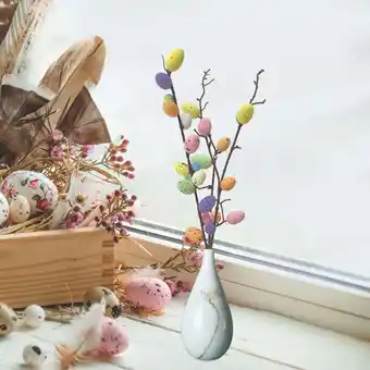 Walmart BLESIYA Easter Branches Flower Arrangement Twig Office Gift Foam Decoration 13 Prong offer