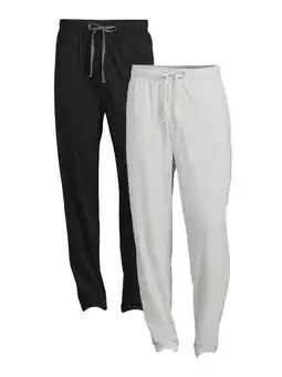 Walmart George Men's Solid Sleep Pajama Pants, 2-Pack, Sizes S-2XL offer