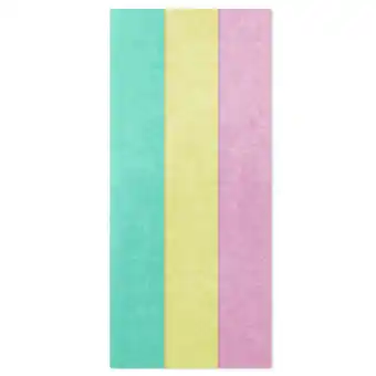 Walmart Hallmark Easter Tissue Paper (Pastel Blue, Pink and Yellow), 30 sheets offer