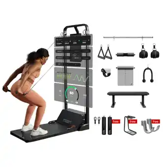 Walmart Speediance AI Smart Home Gym, All-in-One Digital Weight Workout Machine for Full Body Training offer