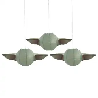 Walmart Multicolor Star Wars the Mandalorian The Child Baby Yoda Party Paper Lanterns, 3ct offer