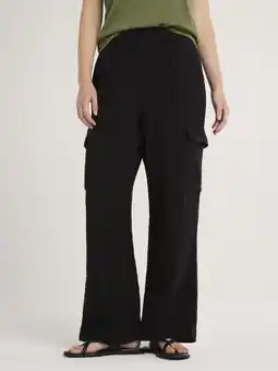Walmart Time and Tru Women's and Women's Plus Cotton Double Cloth Cargo Pants, Sizes XS-XXXL offer