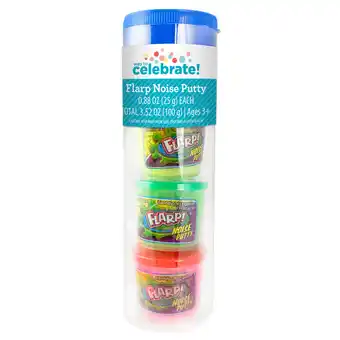 Walmart Way To Celebrate Flarp Noise Putty 4 Pk Assorted offer