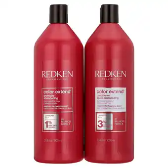 Walmart Redken Color Extend Shampoo & Conditioner, 33.8 oz COMBO PACK offer