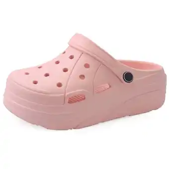 Walmart VONMAY Women's Clogs Thick Sole EVA Clog Non-slip Sandals Indoor & Outdoor Comfort Garden Shoes offer