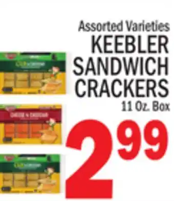 C Town KEEBLER SANDWICH CRACKERS offer