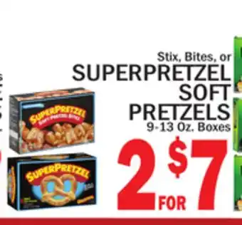 C Town SUPERPRETZEL SOFT PRETZELS offer