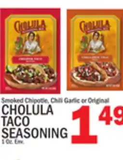 C Town CHOLULA TACO SEASONING offer