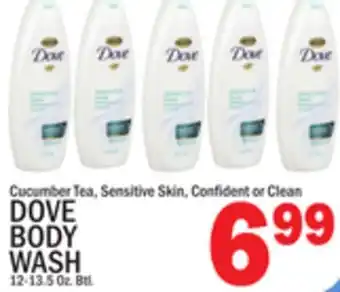 C Town DOVE BODY WASH offer