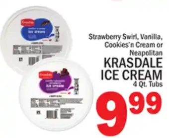C Town KRASDALE ICE CREAM offer