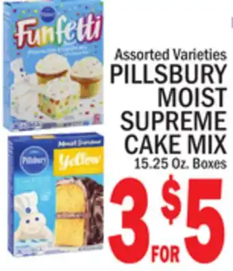 C Town PILLSBURY MOIST SUPREME CAKE MIX offer