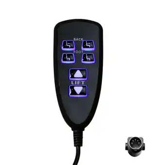 Walmart Raffel Systems Model HC R2B 04 Lift Chairs Recliner Remote 6 Button 5 Pin Hand Control Replacement offer