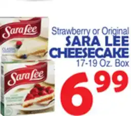 Bravo Supermarkets SARA LEE CHEESECAKE offer