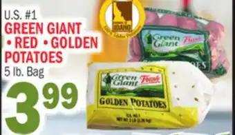 Bravo Supermarkets GREEN GIANT • RED GOLDEN RED • GOLDEN POTATOES offer